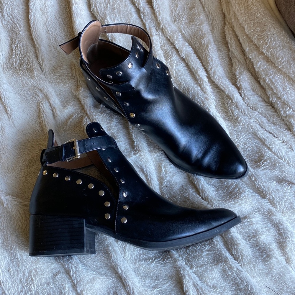 Black booties